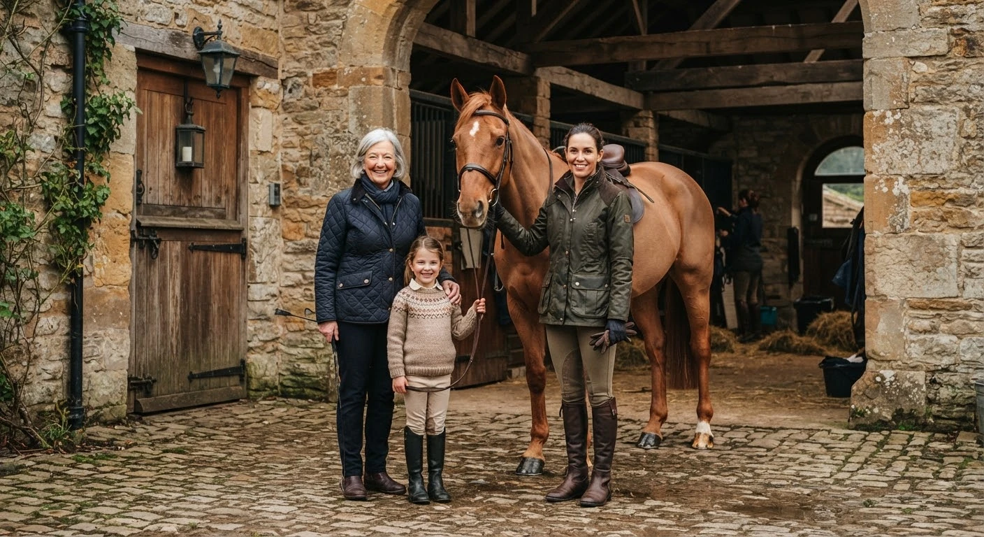 L'équipe du La voix du cheval, centre équestre à Allègre