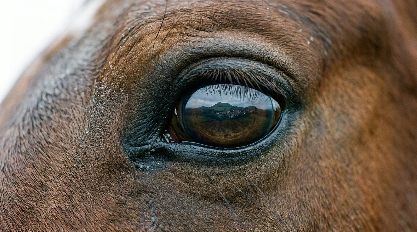 Un regard de cheval au La voix du cheval, Allègre